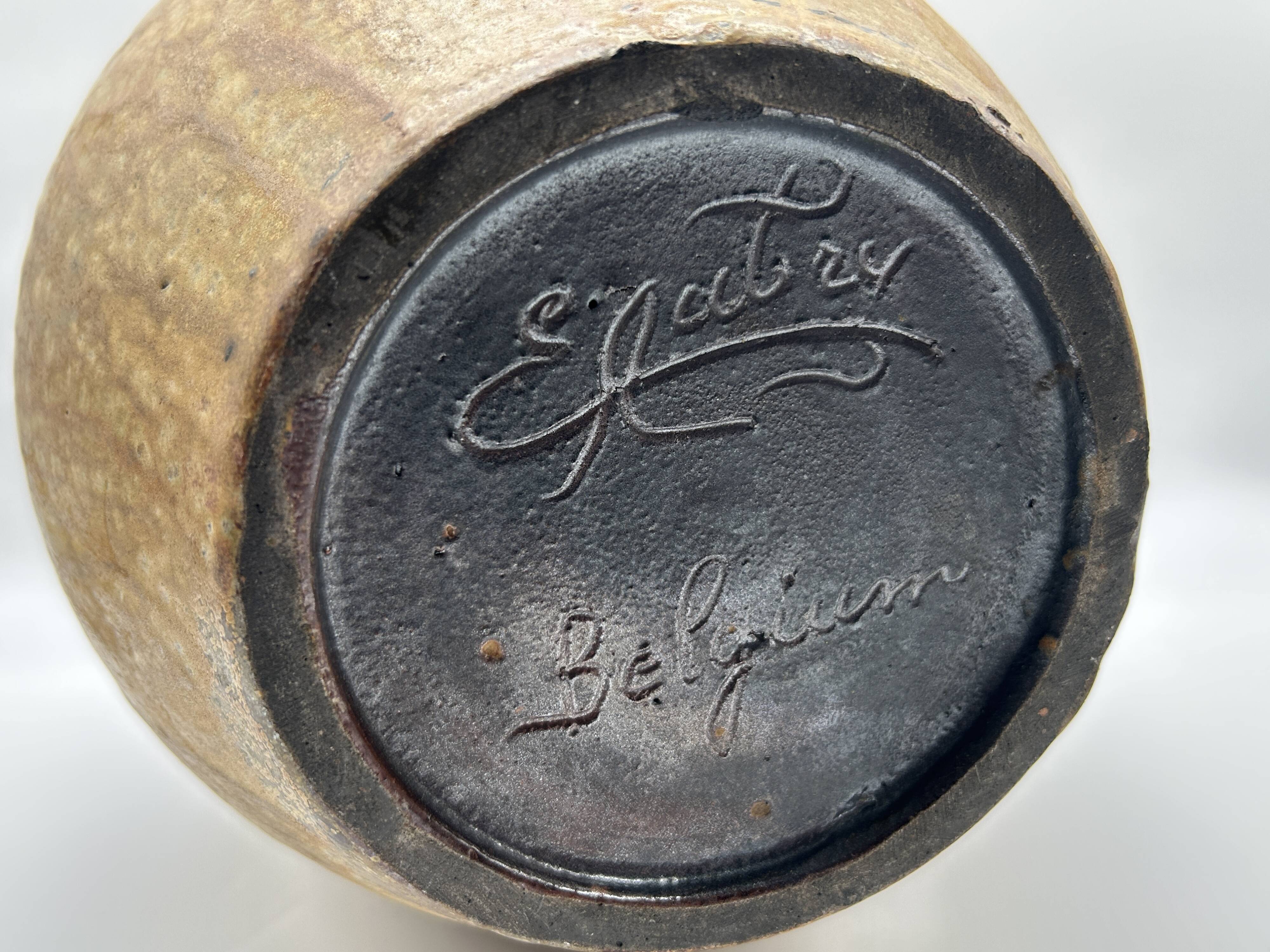 Art Deco vase signed Edgard Aubry