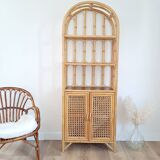 Rattan shelf