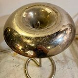 Modernist umbrella stand in chrome tube