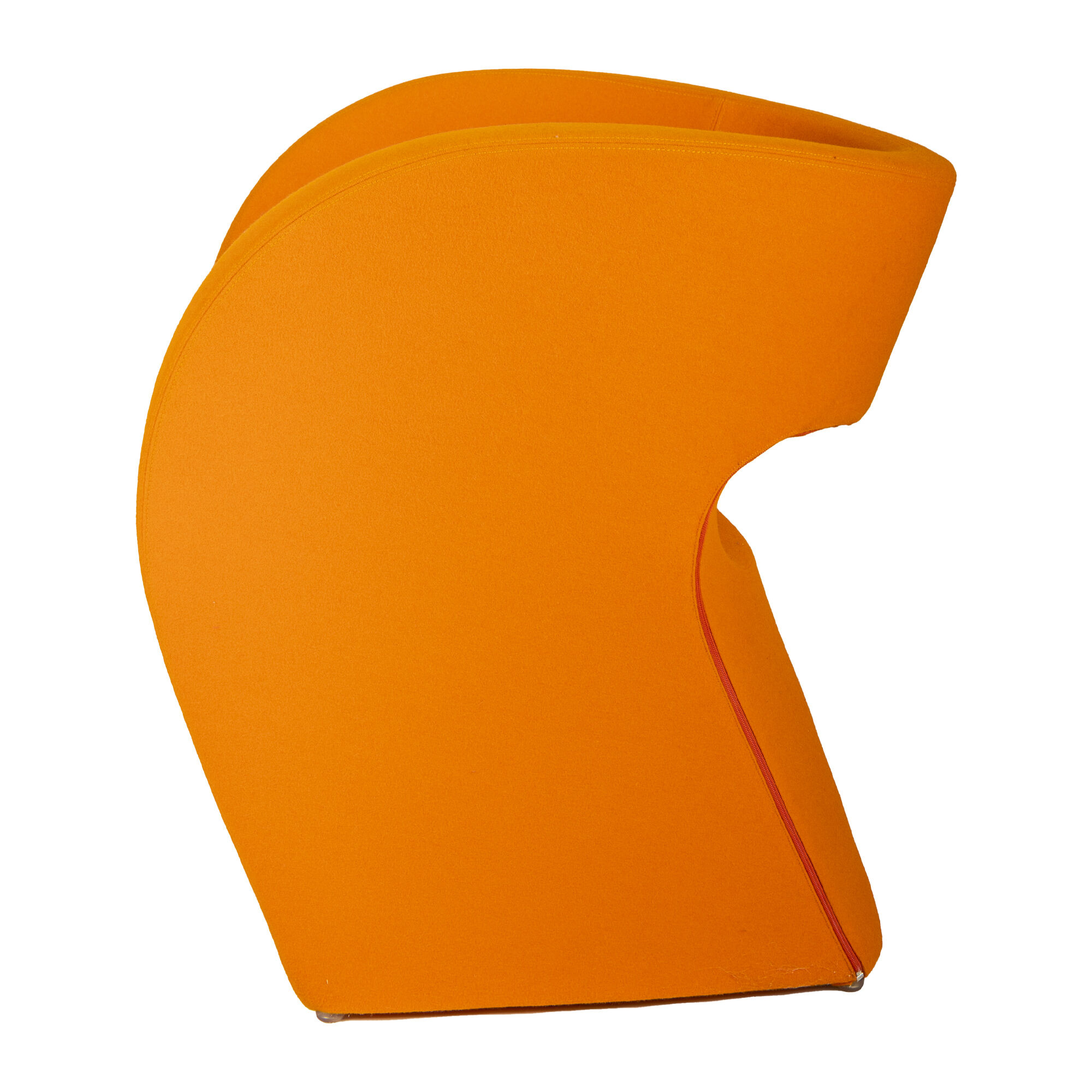 Orange Little Albert Armchair by Ron Arad for Moroso