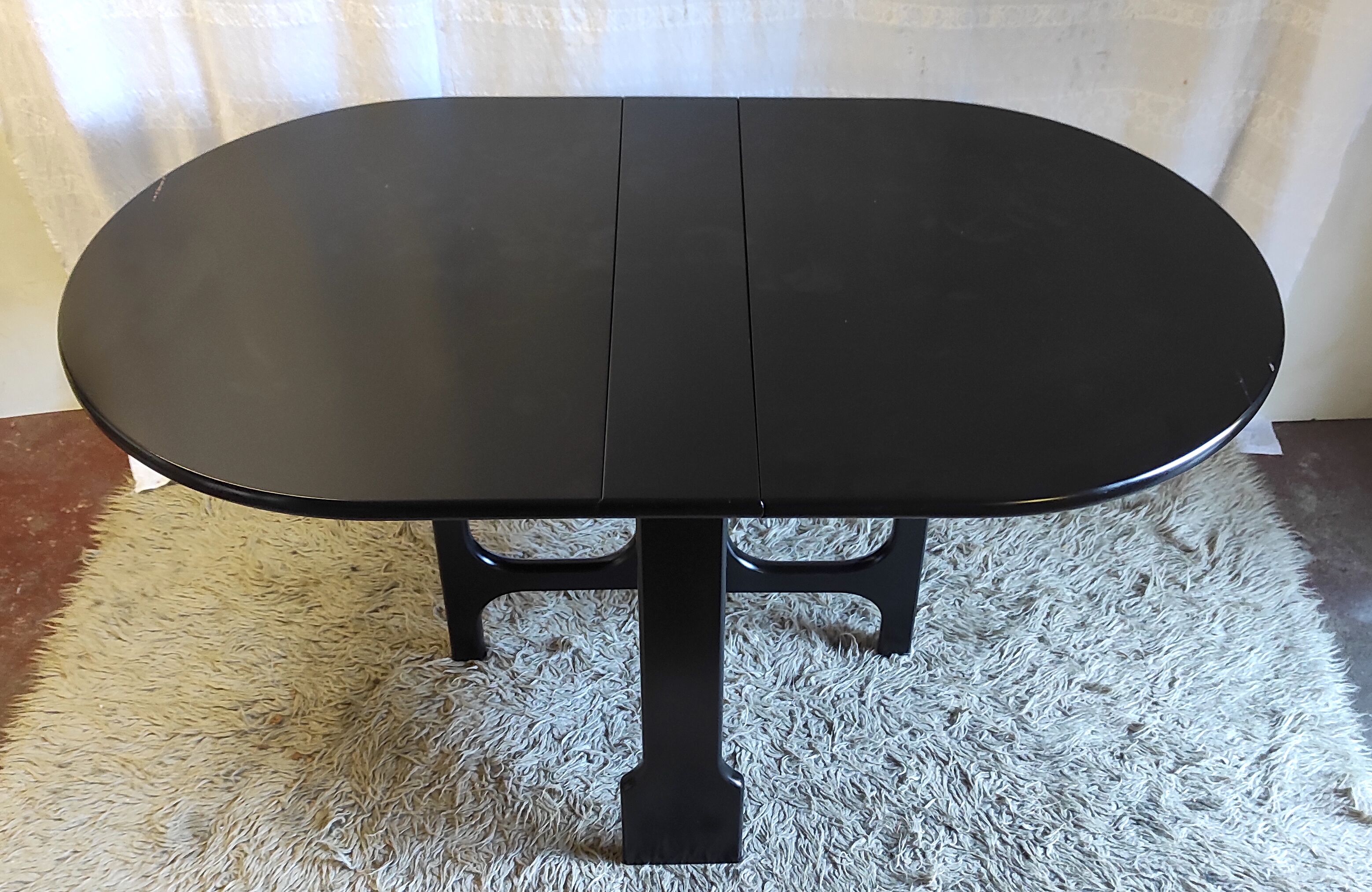 Folding dining table 6 people – 80s