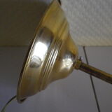 Suspension in brass and glass opaque granulated 1960s/1970s