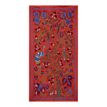Tapis turc vintage noué à la main