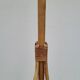 Vintage rattan coat rack - 1950s