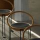 Set de 4 chaises de salle à manger sculpturales “Oblado” par Børge Lindau, moderne scandinave, 1980