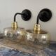 Pair of vintage wall lights