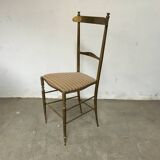 Chaise Italienne en laiton vers 1960