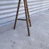 Turned wooden tripod stool 1950