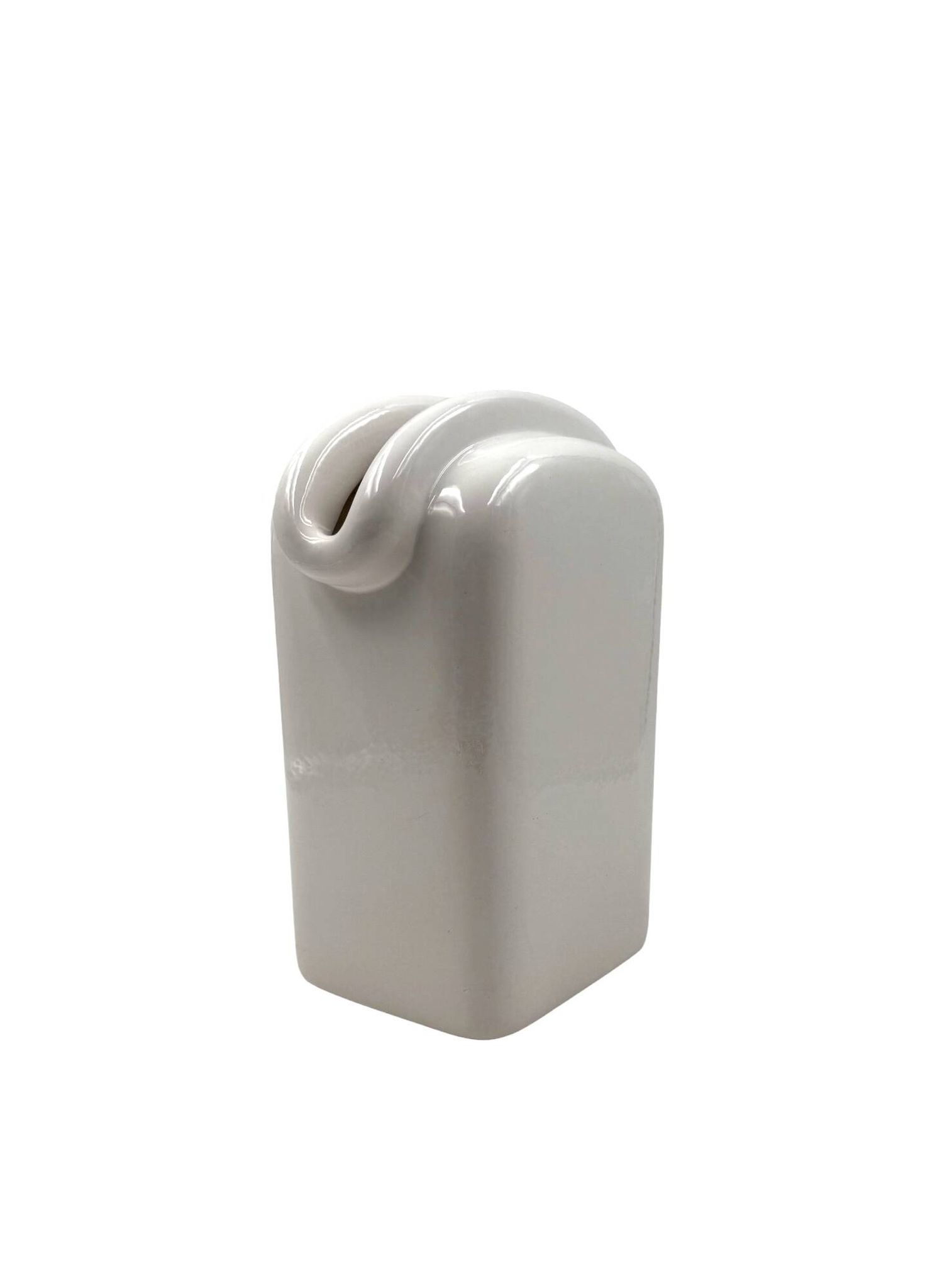 Sergio Asti, vase en céramique moderne, Gabbianelli Italie ca. 1970