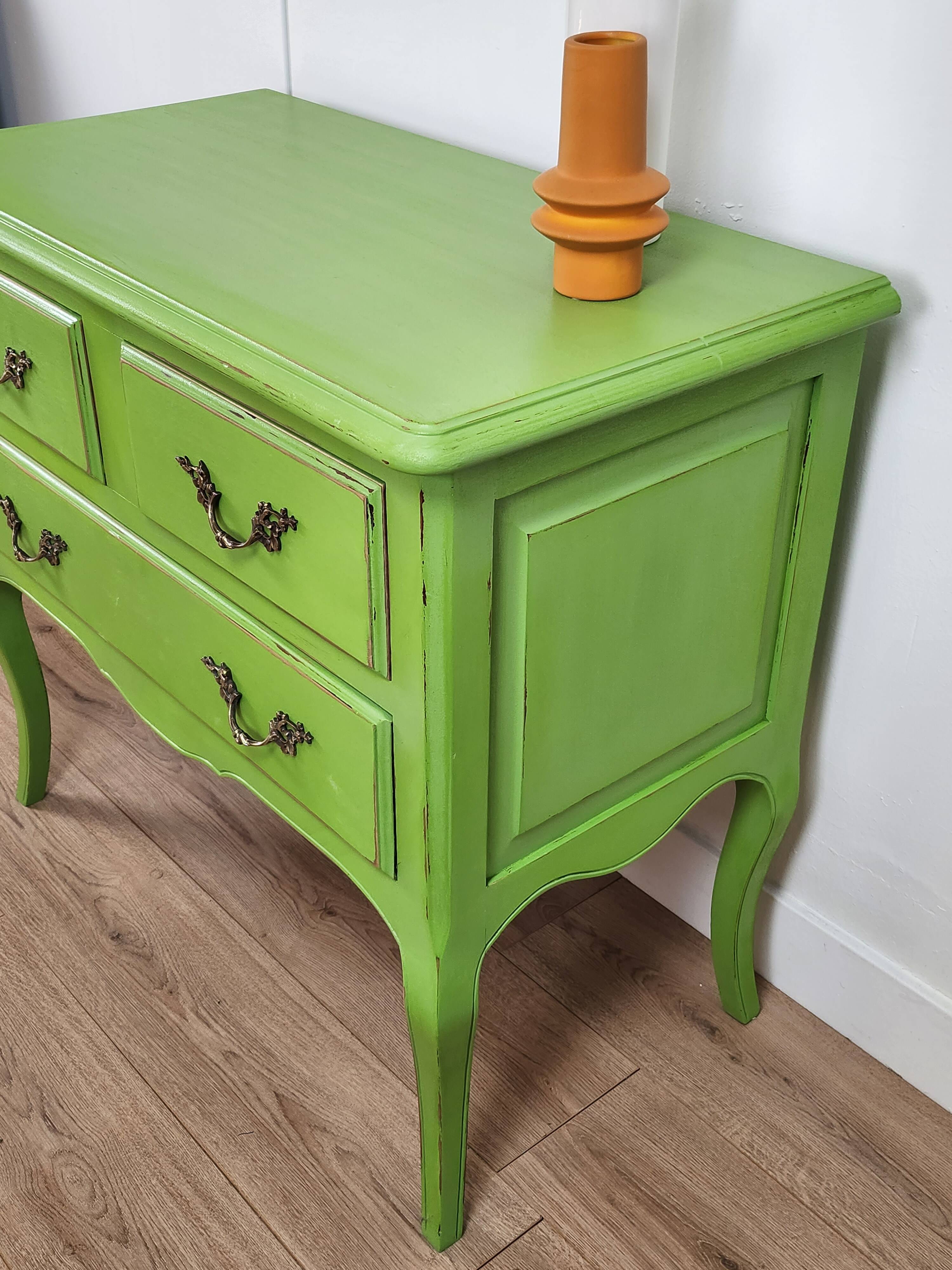 Anise green chest of drawers