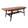 Vintage coffee table with reversible top.