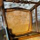 Pair of caned chairs 1950/60