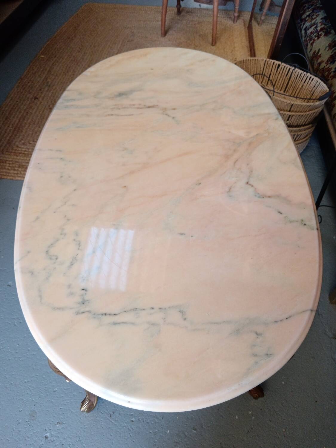 Marble coffee table