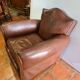Fauteuil club vintage  en cuir