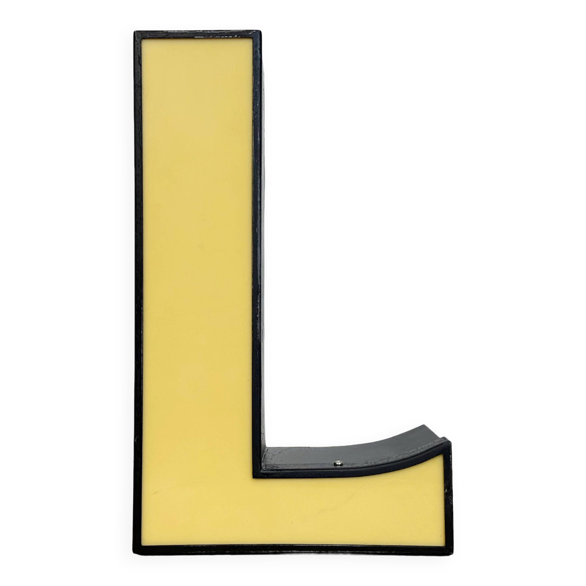 Vintage Illuminated Letter L , 1970s
