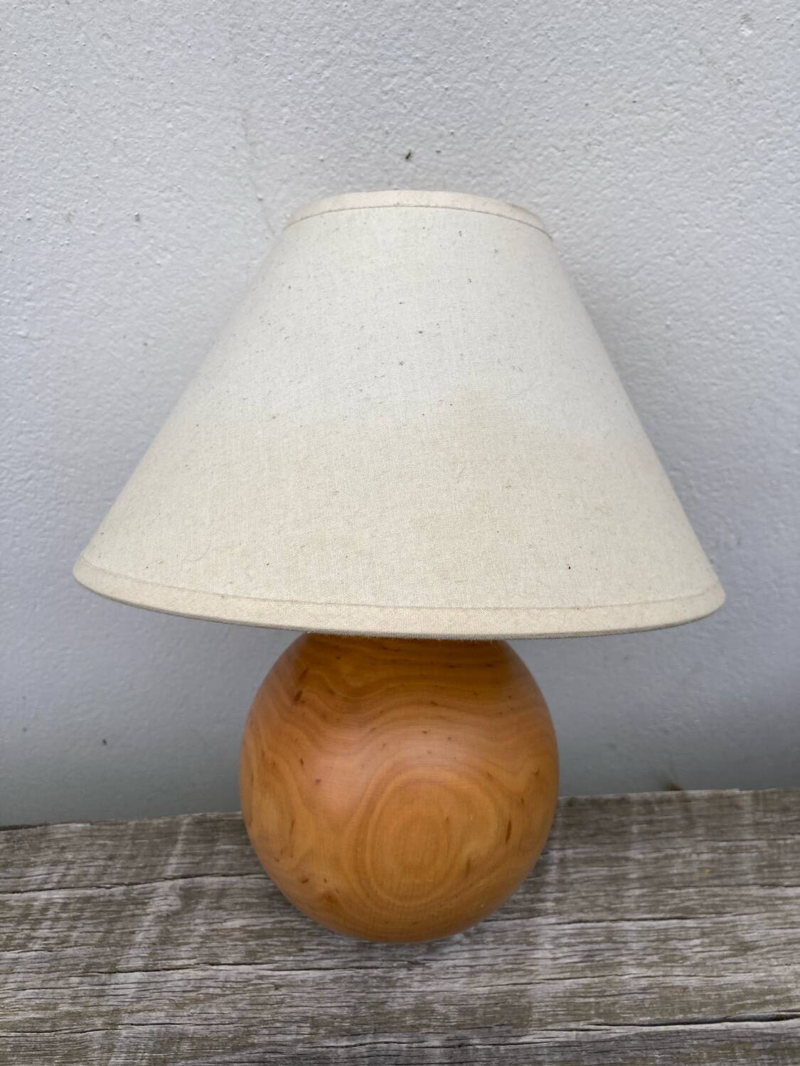 Wooden ball lamp 1990