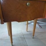 Vintage wooden bedside tables