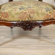 Antique Baroque Revival Armchair, 1890s