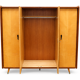 Vintage 50s/60s wardrobe with shelves and hanging section