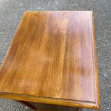 Louis XV wooden chest of drawers and bedside table