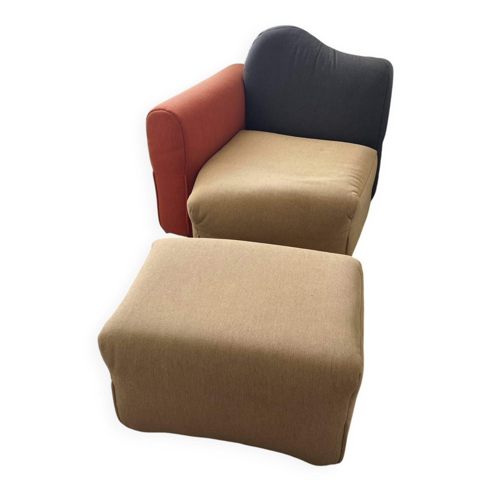 Fauteuil et pouf Cassina Cannaregio - Gaetano Pesce