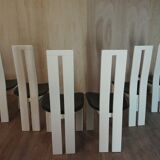 Set of 8 Italian Dining Chairs by Pietro Costantini for Ello, 1970s