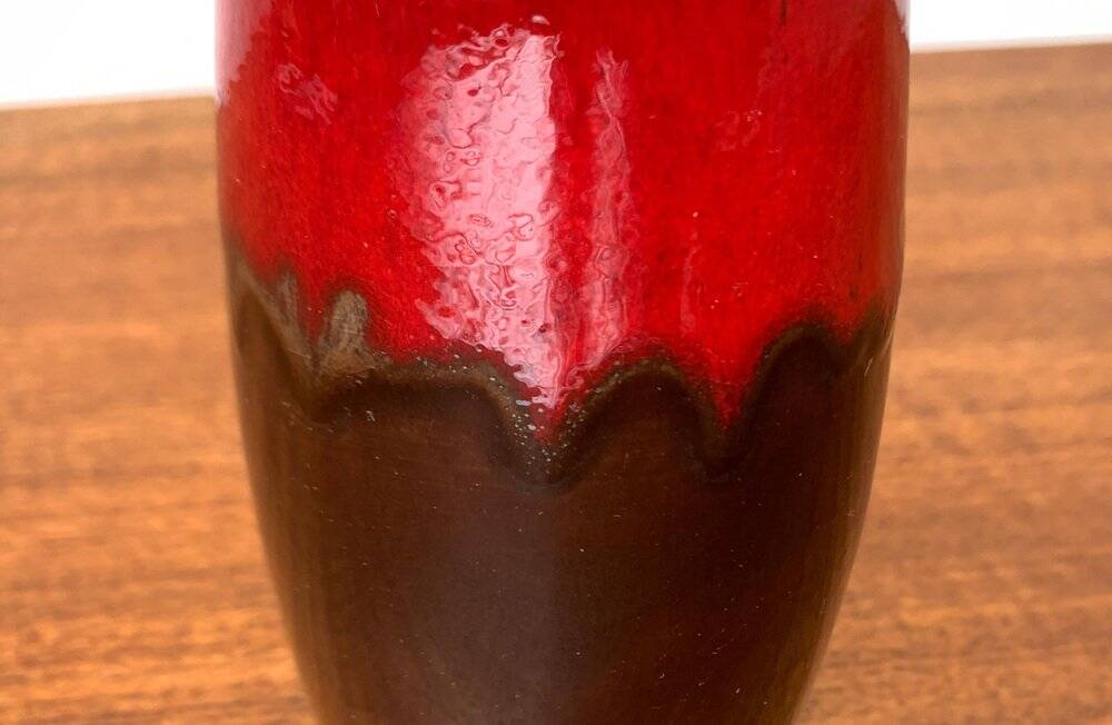 Mid-Century Fat Lava vase in ceramic WGP by Scheurich, West Germany, 1960s.