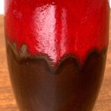 Mid-Century Fat Lava vase in ceramic WGP by Scheurich, West Germany, 1960s.