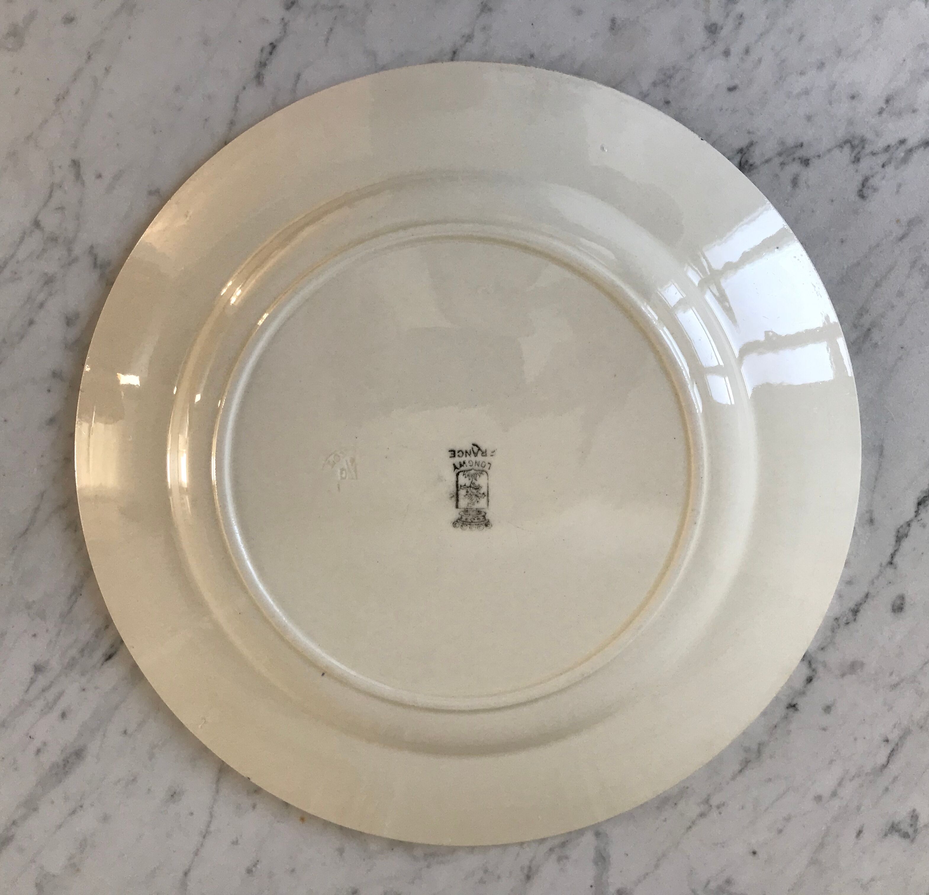 Round dish Longwy 20s