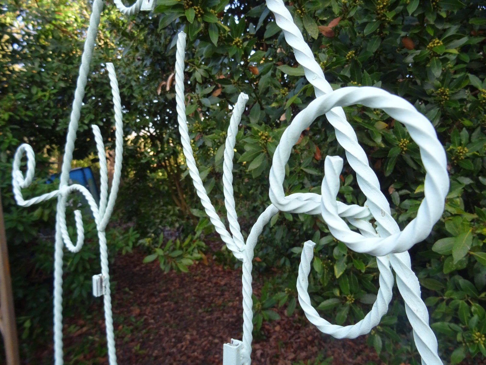 Forged iron wall wardrobe