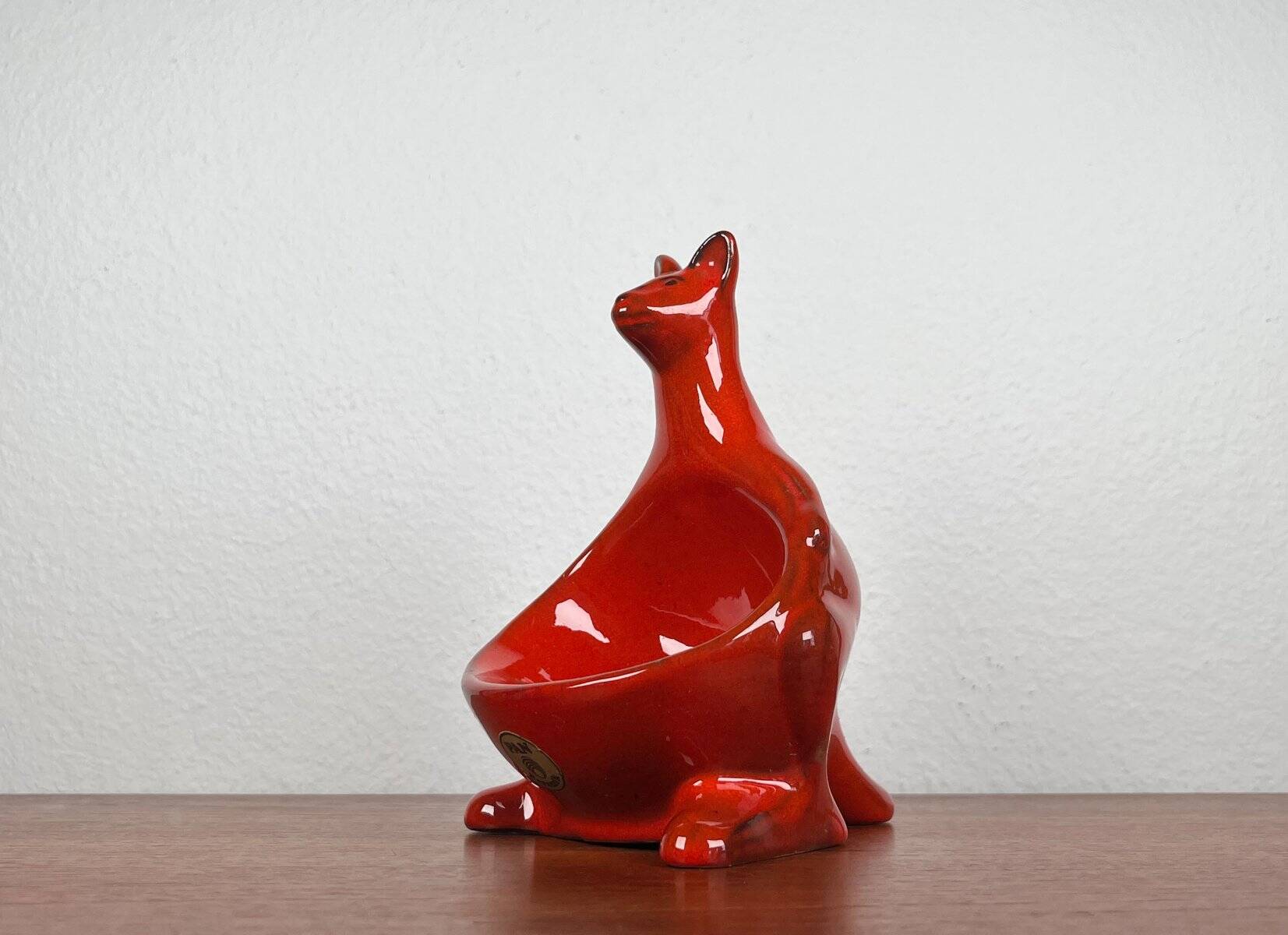 Vintage Bol Kangourou in WGP Ceramic by Pan Keramik, West Germany, 1970s