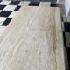 Vintage travertine coffee table