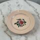 Set of four flat plates Sarreguemines Vosges