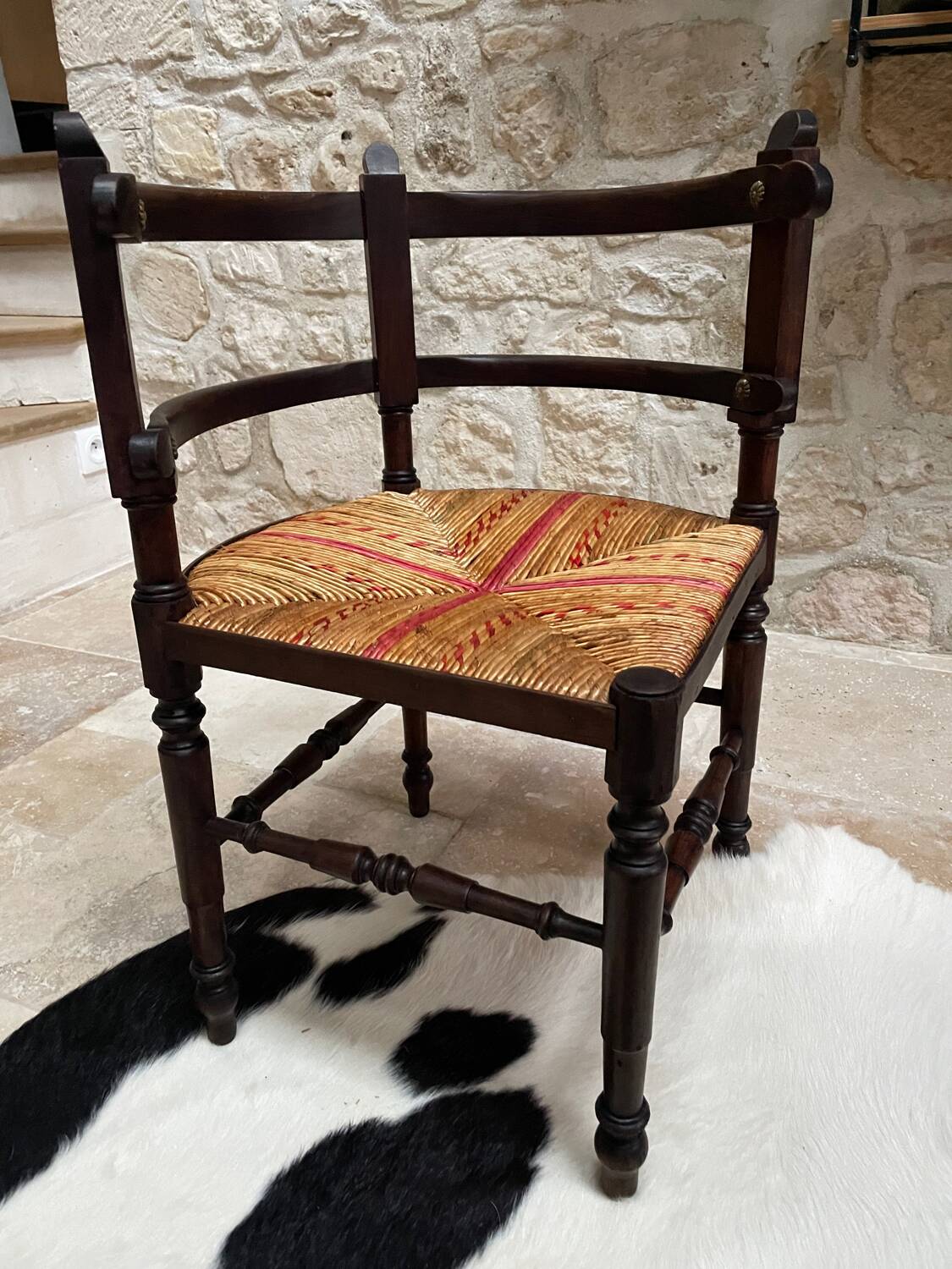 Fireplace armchair