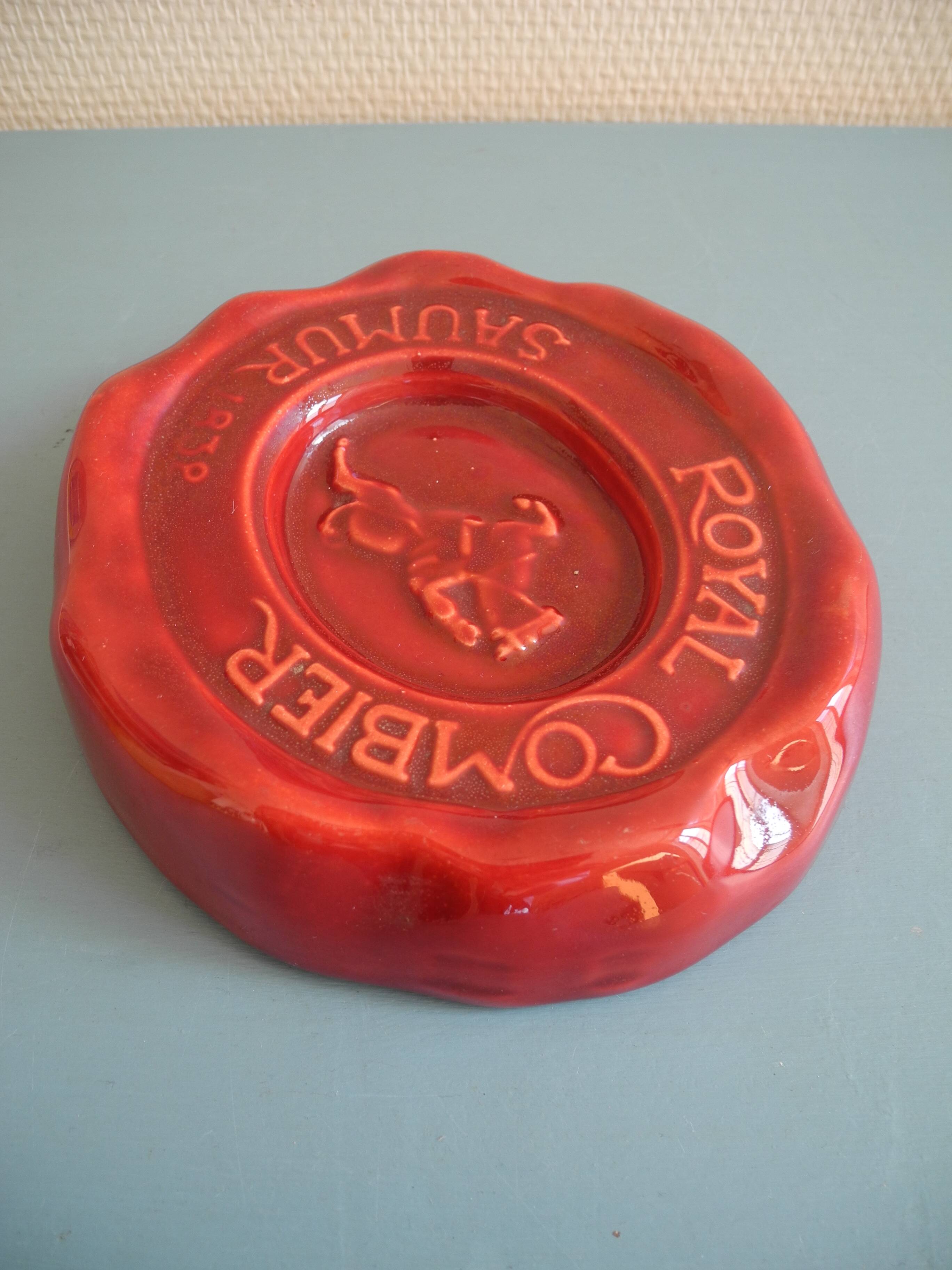 vintage ashtray Royal Combier Saumur 1832