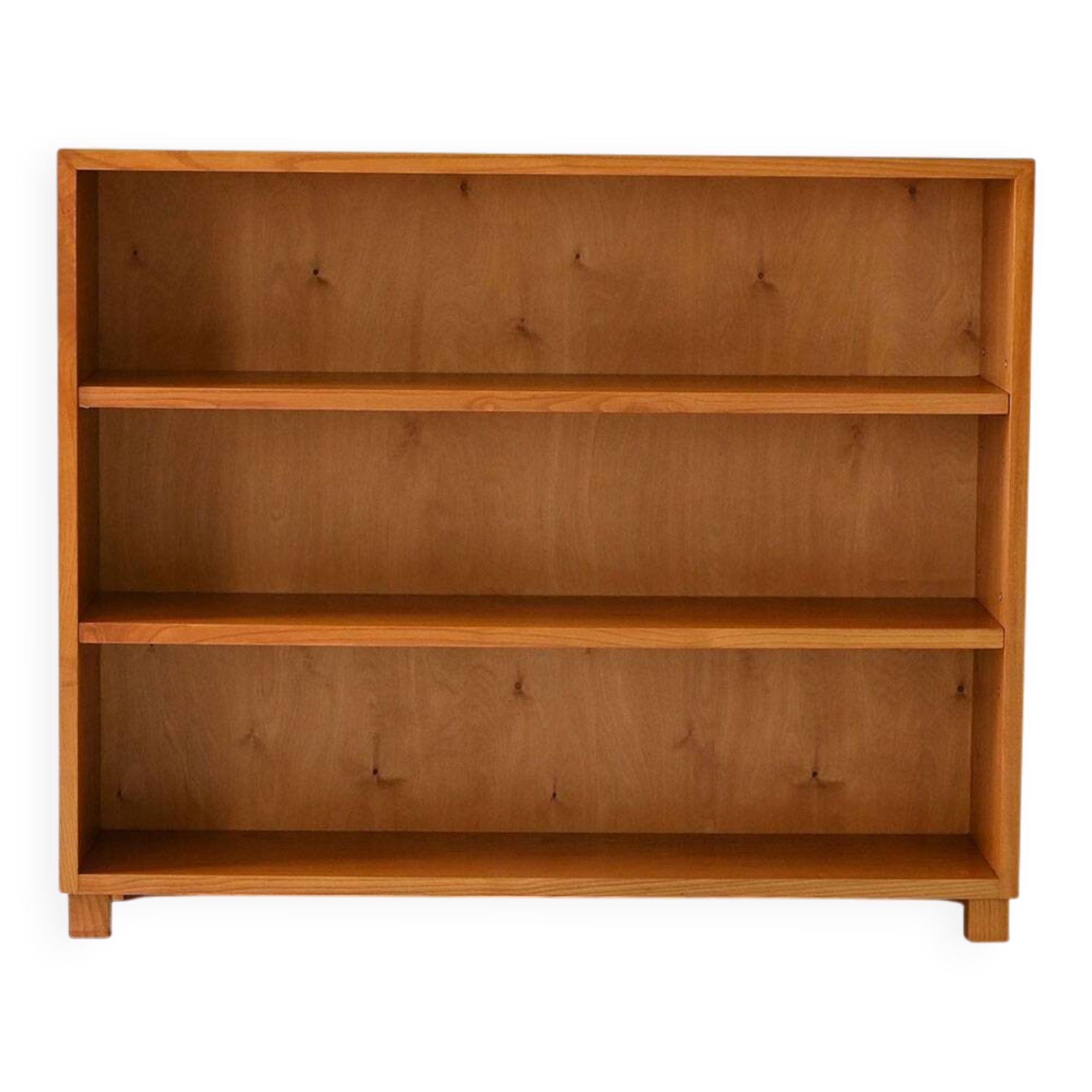 Vintage Scandinavian elm bookcase 1940s/50s