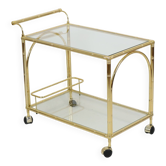 Desserte en faux bambou de style Hollywood Regency par Orsenigo, Italie