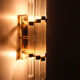 Crystal glass venini wall lamp, 1970s