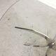 Table vintage verre et chrome 1970