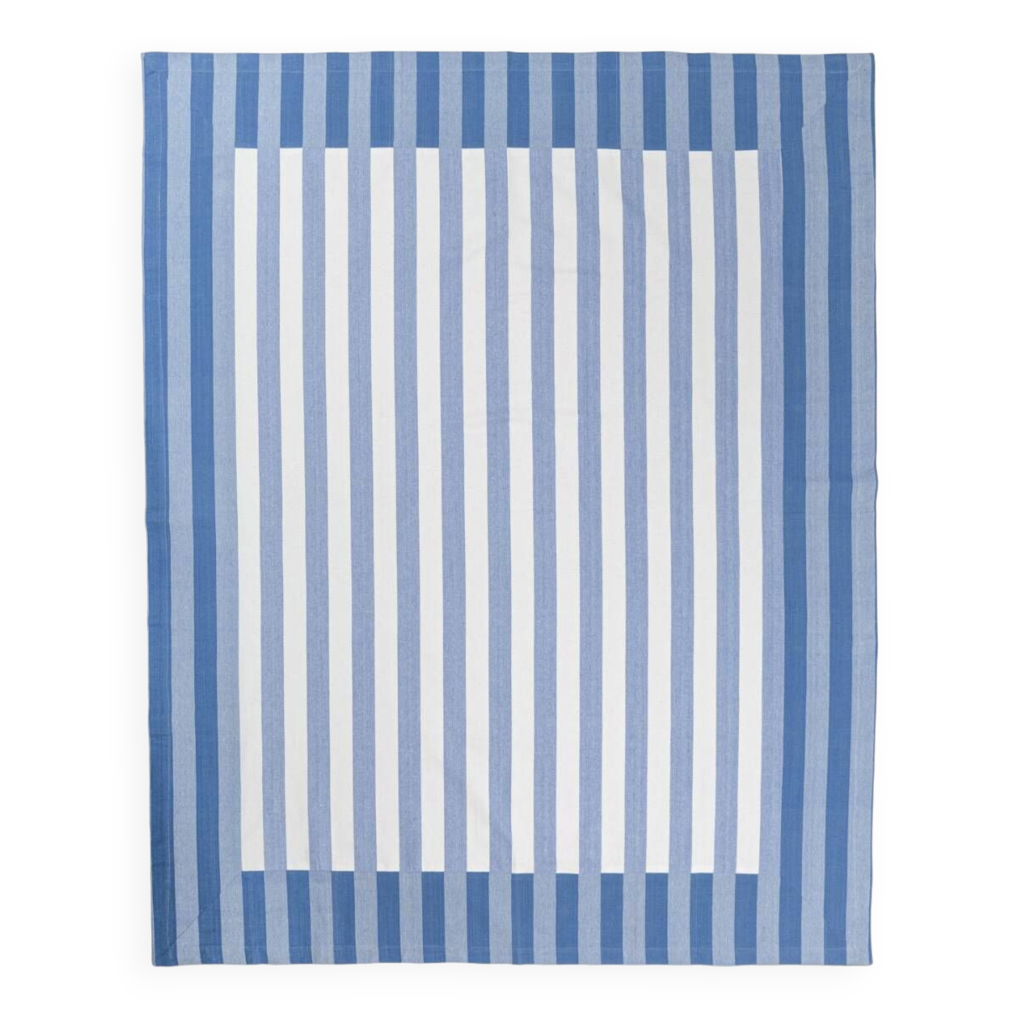 Blue Stripe Tablecloth: 240cm x 170cm