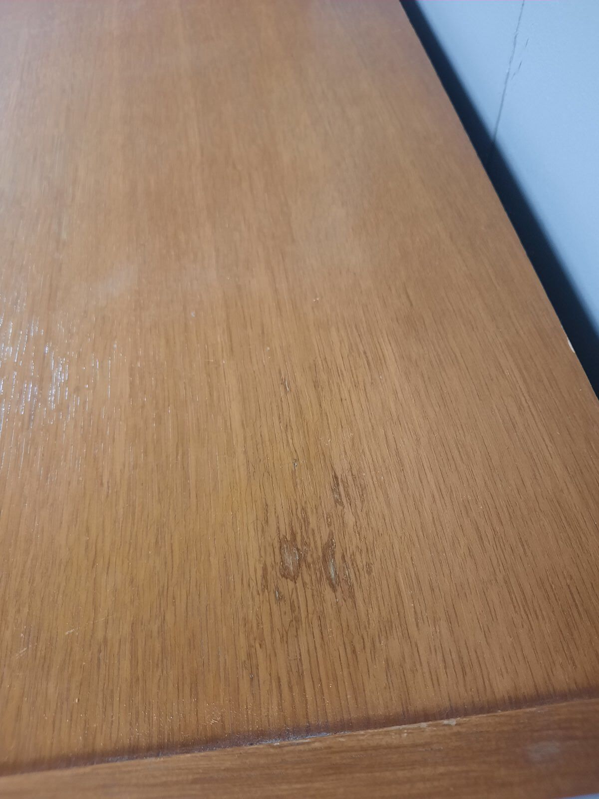 Small vintage oak rag picker