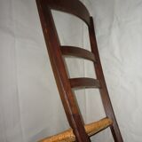 Mulched low chair with high back