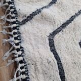 Handmade wool Berber rug 300X200 cm
