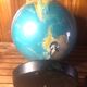 Old world map globe terrestrial grange batelière paris vintage #a356