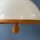 Suspension Steinhauer blanche en plexiglas avec éléments en bois