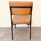 Set of 4 chairs model P60 by A. Philippon and J. Lecoq edited by Airborne.