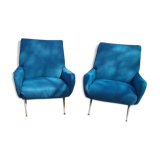 Pair armchairs