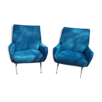 Pair armchairs