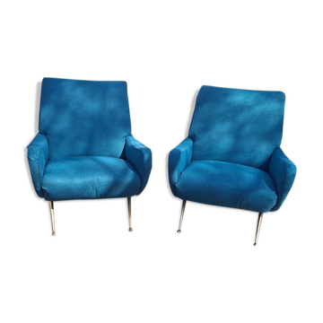 Pair armchairs