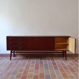 Mid-century Scandinavian teak sideboard from the 60s